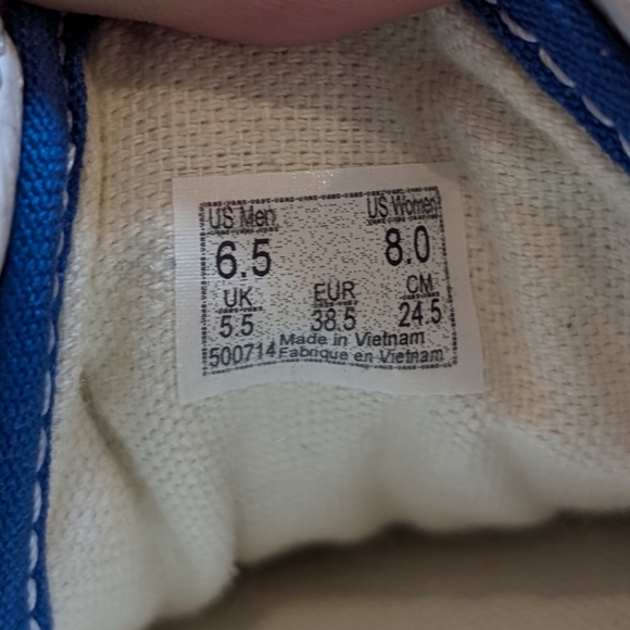 Royal Blue Classic Old-Skool Vans - Picture 3 of 3